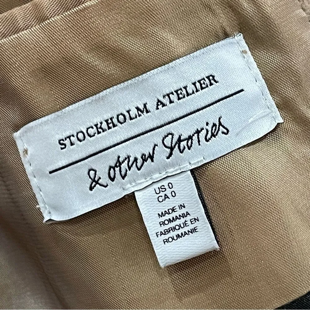 & Other Stories, Winter Blazer, Tan, Size 0